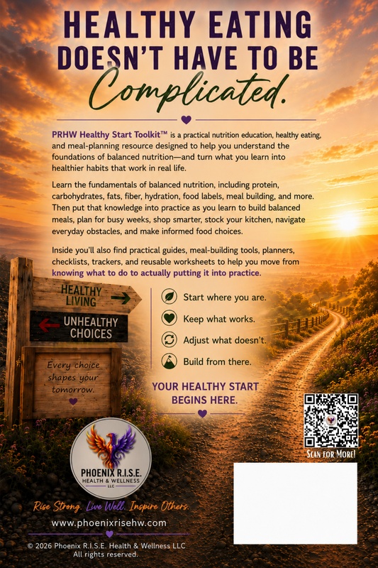 PRHW Healthy Start Toolkit™: A Practical Guide to Healthy Eating, Meal Planning & Everyday Nutrition (Digital PDF)