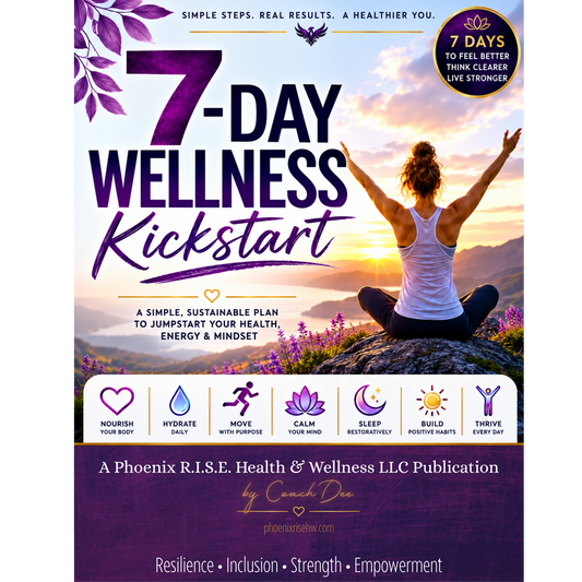 7-Day Wellness Kickstart Guide & Workbook (Printable PDF)