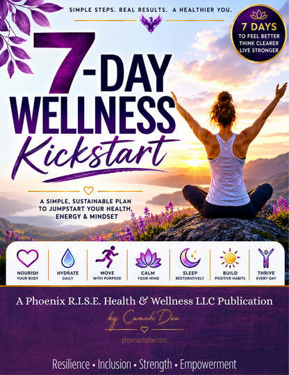 7-Day Wellness Kickstart Guide & Workbook:  A Simple, Sustainable Plan to Jumpstart Your Health, Energy & Mindset (Digital PDF)